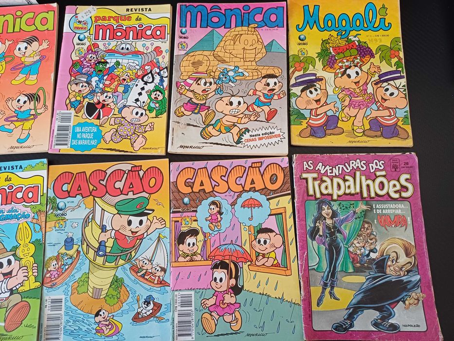 Banda desenhada- Monica Cascão Trapalhões
