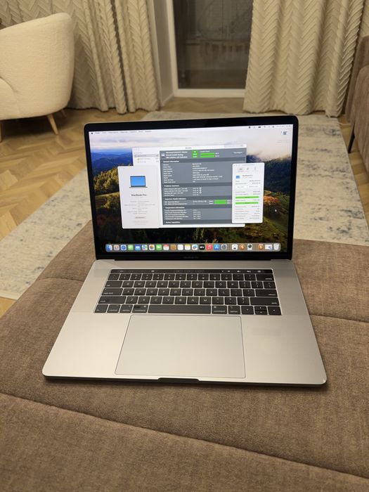 Macbook pro 15 2019 i7 2,6/ 16gb / 1000gb / Radeon Pro 4 ГБ 94% АКБ