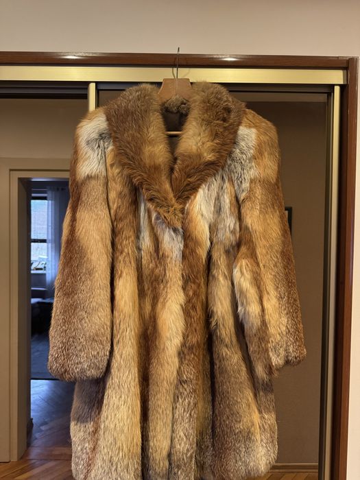 Futro z prawdziwego lisa Vintage