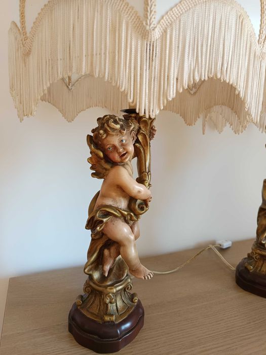 Vendo conjunto de candeeiros anjos