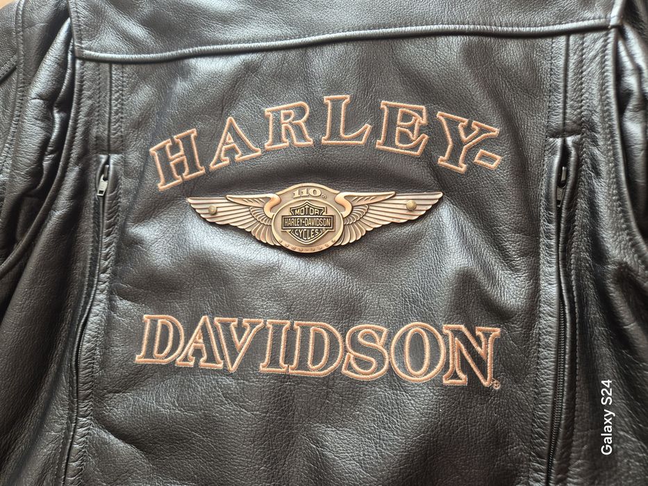 Harley Davidson Kolekcjonerska kurtka skórzana 110 Anniversary  roz.L