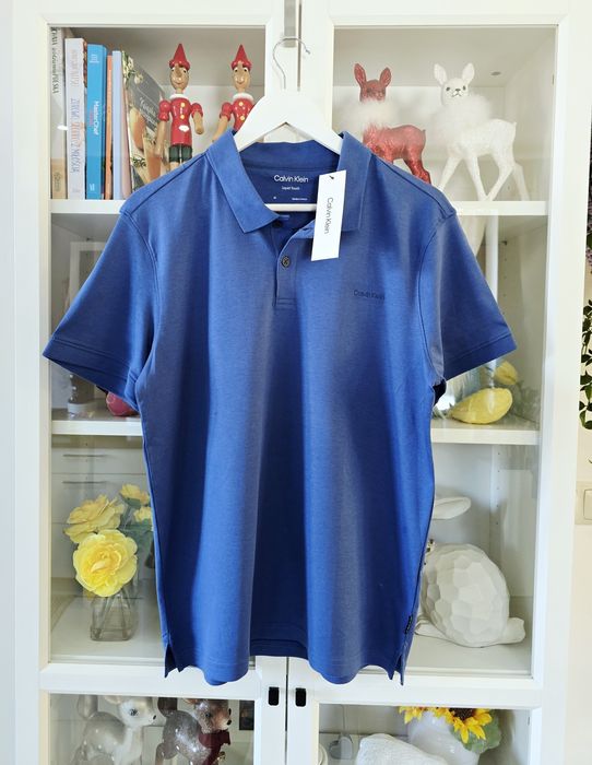 Calvin Klein oryginalny t-shirt polo z USA roz. M