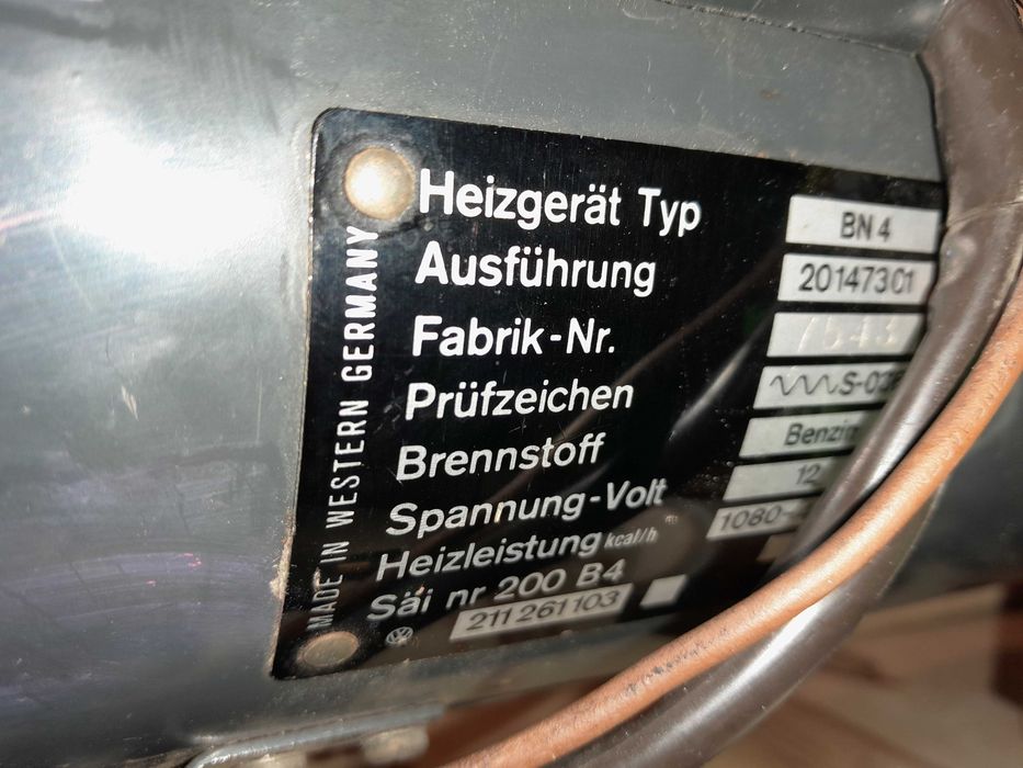 Ogrzewanie 12V Eberspacher BN-4 T1 Webasto Jacht Kamper powietrzne
