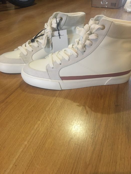 кросівки кеди білі Zara