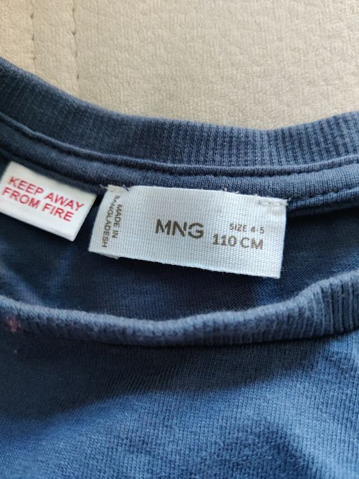 T-shirt, manga comprida, caros, Mango, 4/5 anos