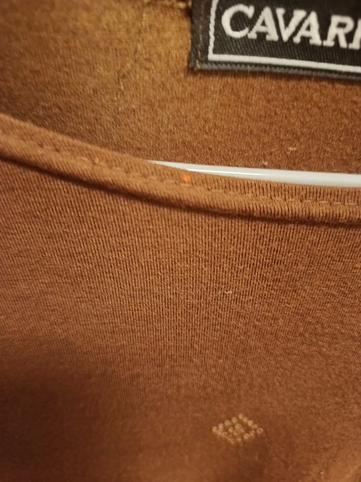 Damska brązowa bluzka koszulka