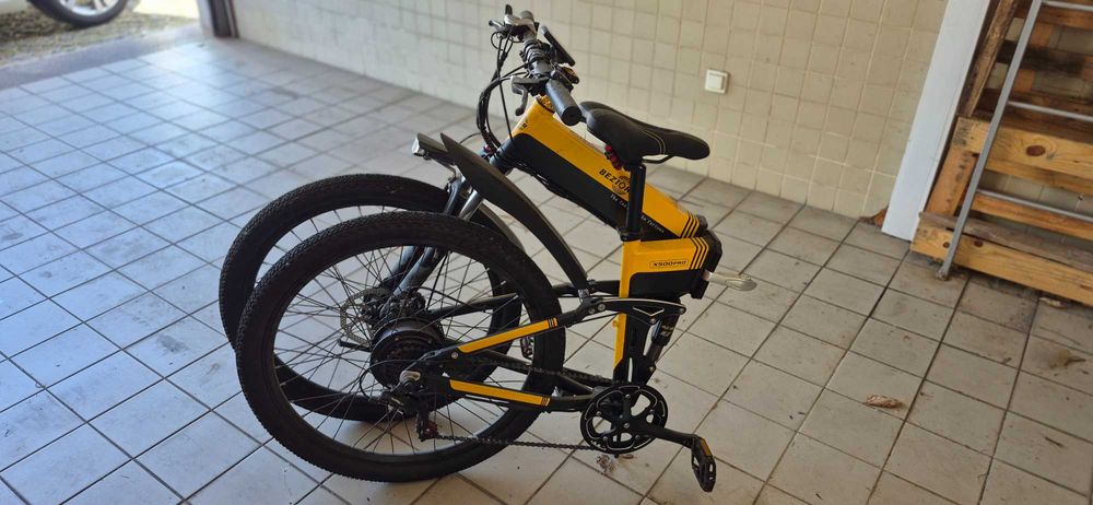 Bicicleta elétrica dobrável Bezior X500 Pro