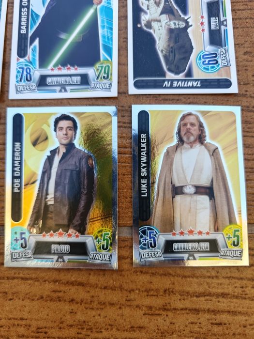 30 Cartas Star Wars Force Attax - Topps