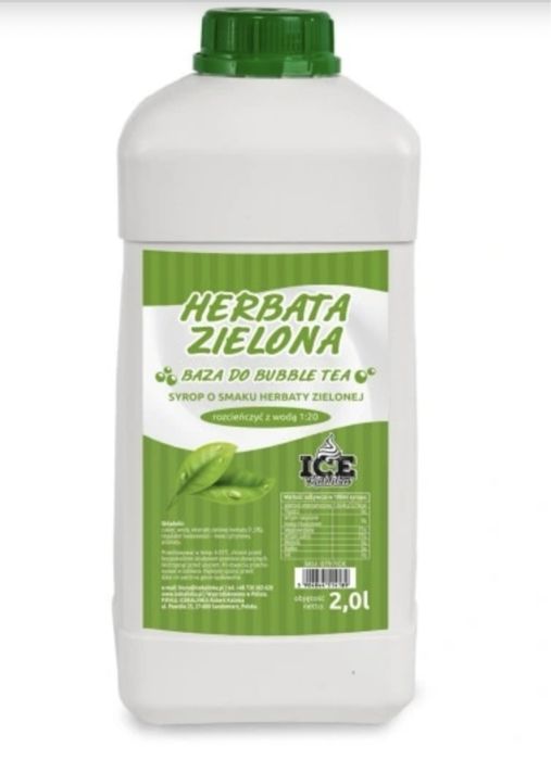 Zielona herbata do bubble tea