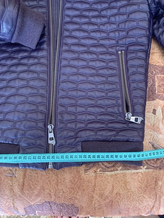 “Versace”шкіряний чоловічий бомбер , хамелеон,куртка..