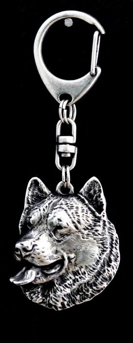 Alaskan Malamute brelok posrebrzany Art-Dog