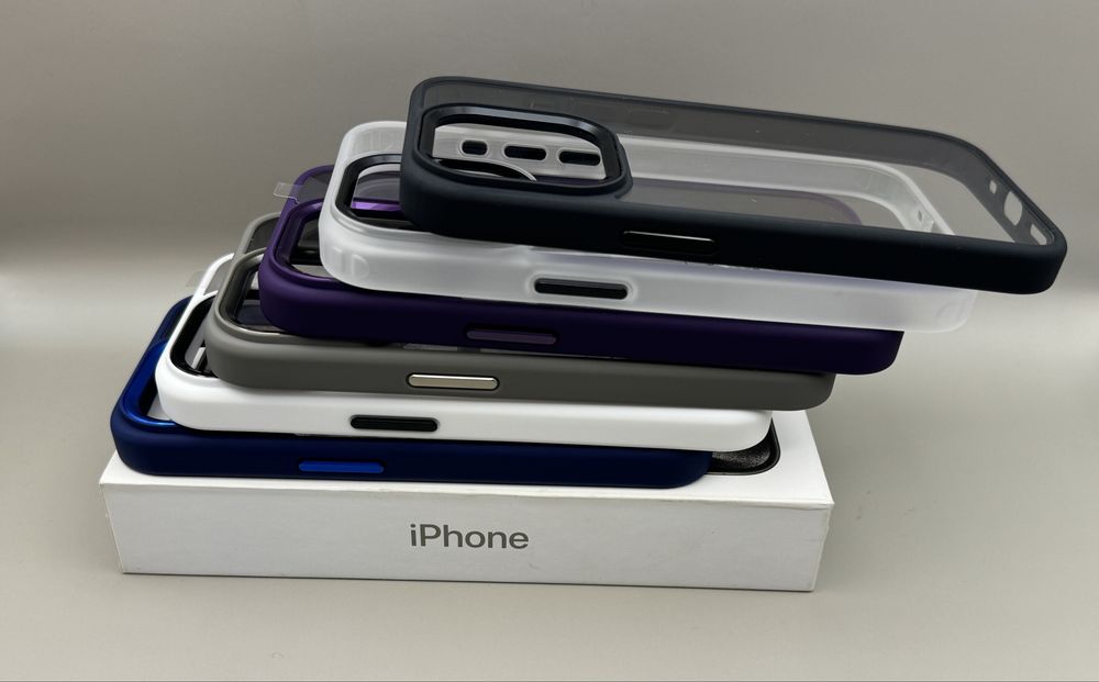 Чехол на iPhone 15 Pro Max Grey, Natural Titanium, 15 Pro-12 Pro, 14 Pro Grey, прозрачный не желтеет, top качество