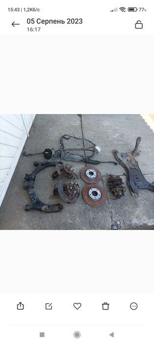 Тормозні диски супорта мазда 5 CR,мазда 6,3,авторозборка ричаг підрамн