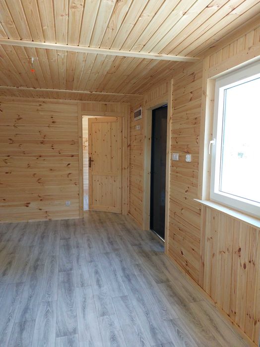 Domki drewniane 8mx3,2m ocieplone holenderskie, angielskie