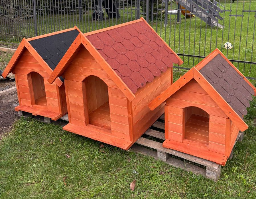 Buda ocieplana dla psa, budy drewniane