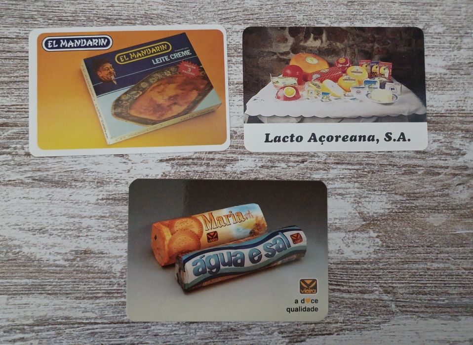 Calendários publicidade anos 80 e 90