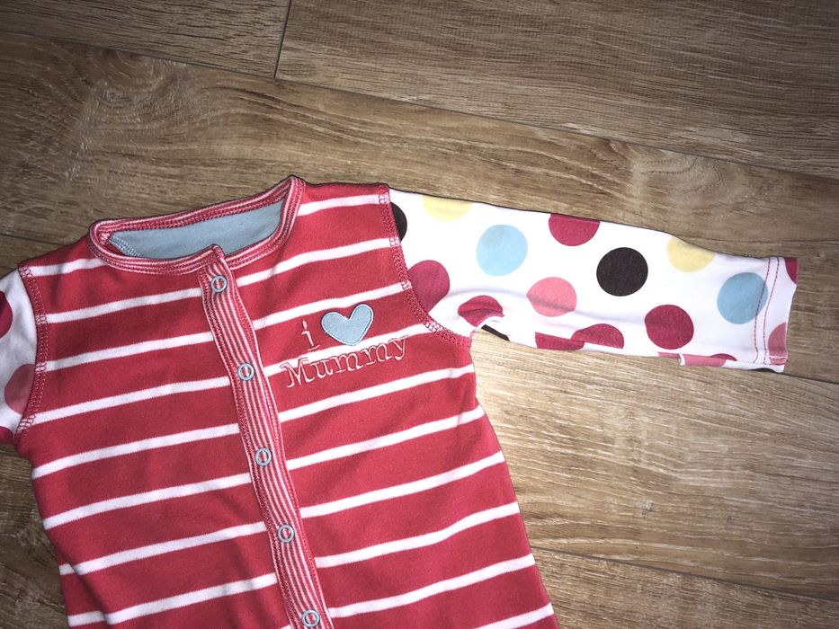 Dziewczęcy pajac 3-6 msc. Mothercare Niemowlęcy rampers