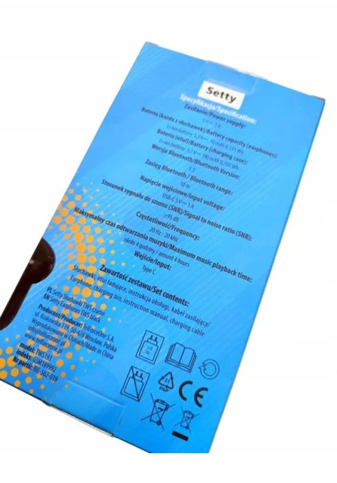 Słuchawki bezprzewodowe Bluetooth