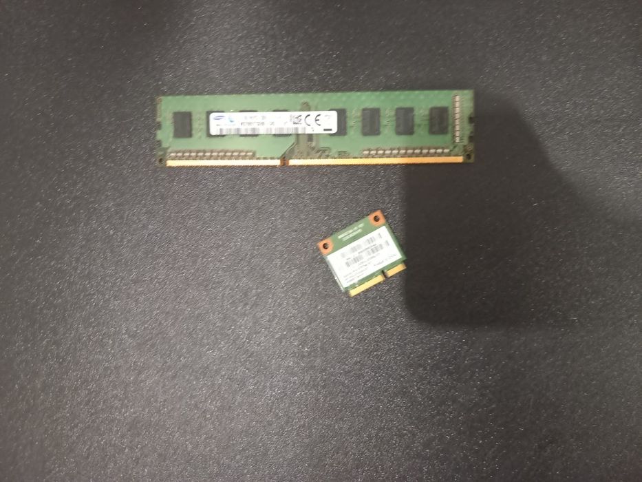 Placa de rede e de memória