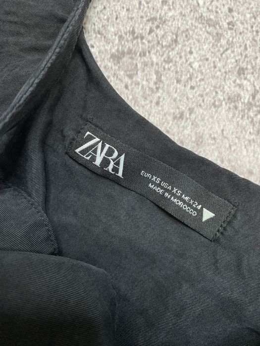 Женский летний черный лофт сарафан Zara Xs оригинал платье