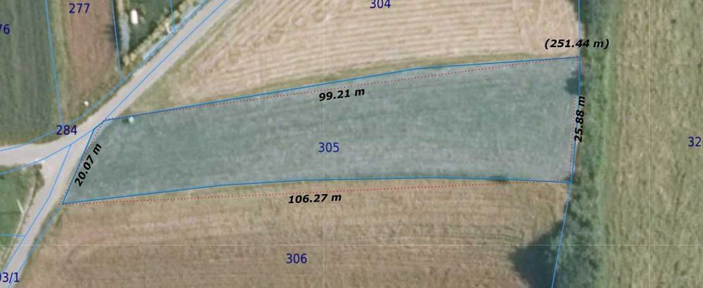 Sprzedam - działka budowlana 22a - Biczyce Górne