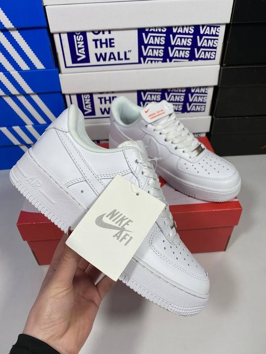 Nike Air force white / женские белые кроссовки / белые кроссовки найк