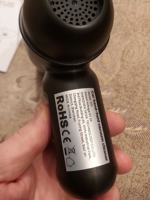 Odkurzacz ręczny akumulatorowy rohs do samochodu