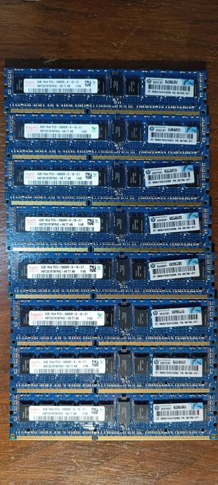 Memória RAM SK hynix 4GB DDR3 1333MHz PC3-10600R ECC RDIMM