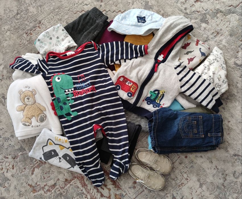 Mega paka ubrań dla chłopca Cool Club, H&M r. 86/92