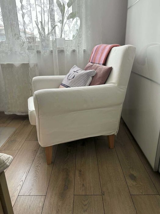 Fotel Ikea biały
