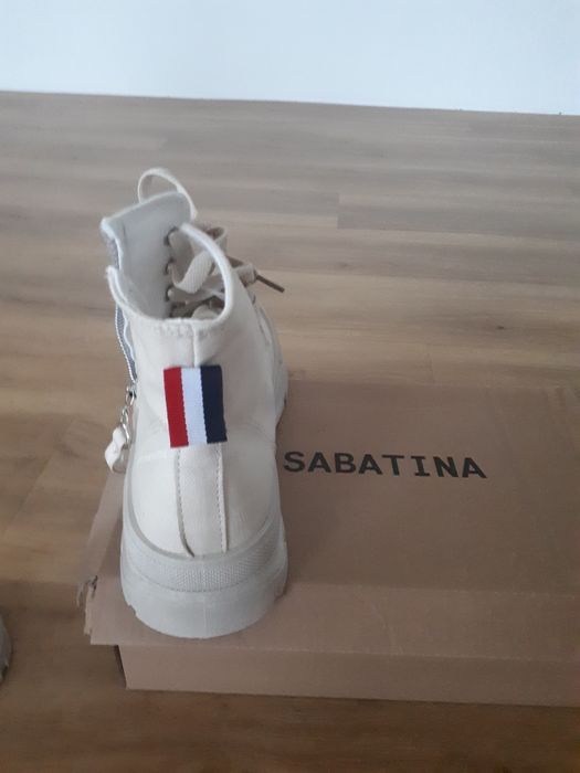 Trampki wysokie r. 39 40 damskie trapery sabatina canvas