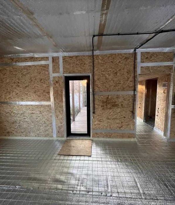 Монолітно каркасний одноповерховий будинок 2 кімнати