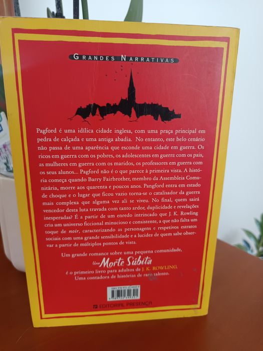 Livro Uma Morte súbita