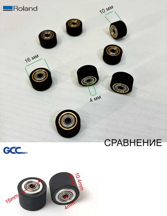Ролики Roland  GCC режущий плоттер pinch roller
