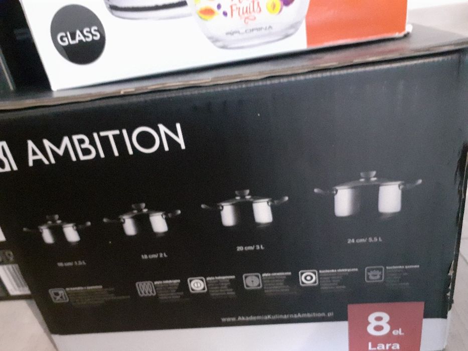 Nowe garnki Ambition