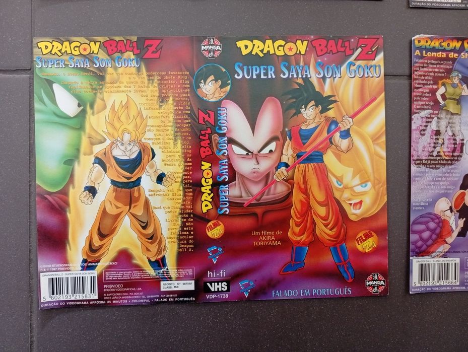 Lote Capas VHS Dragon Ball Z