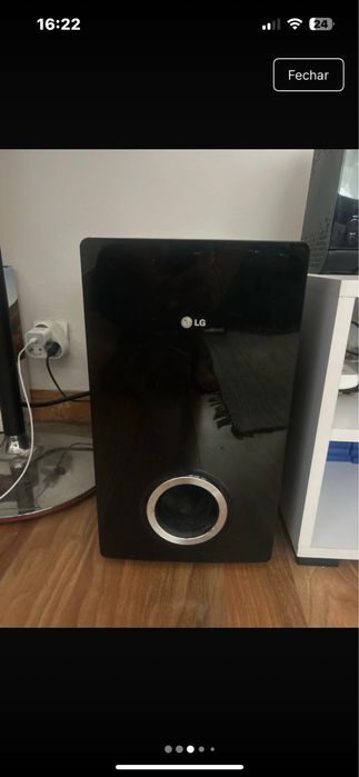 Sistema de Som / Colunas Home Cinema LG 5.1 (Preto Piano)