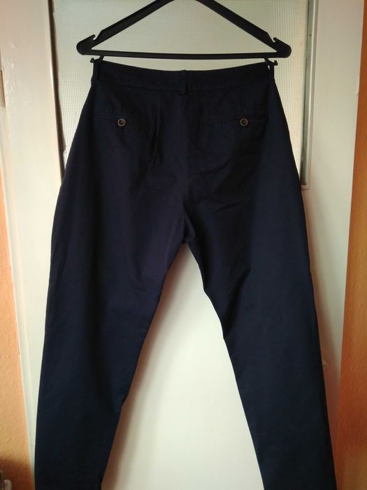 spodnie damskie granatowe
