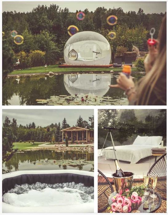 Glamping w bańce (www.wbance.pl) o wartości 2500 zł za 1700 zł