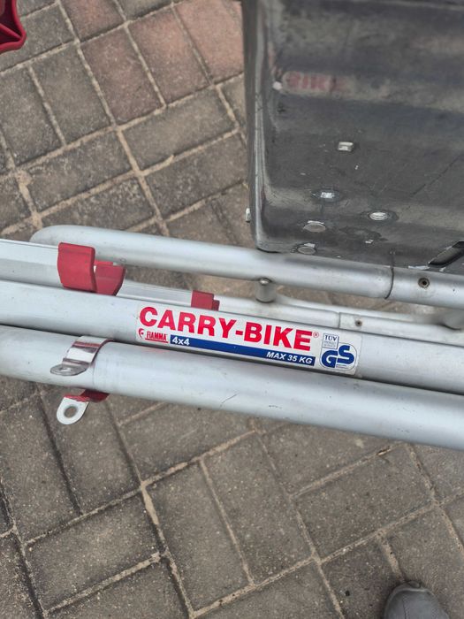 Bagażnik rowerowy do przyczepy kempingowej na dyszel Fiam Carry - Bike