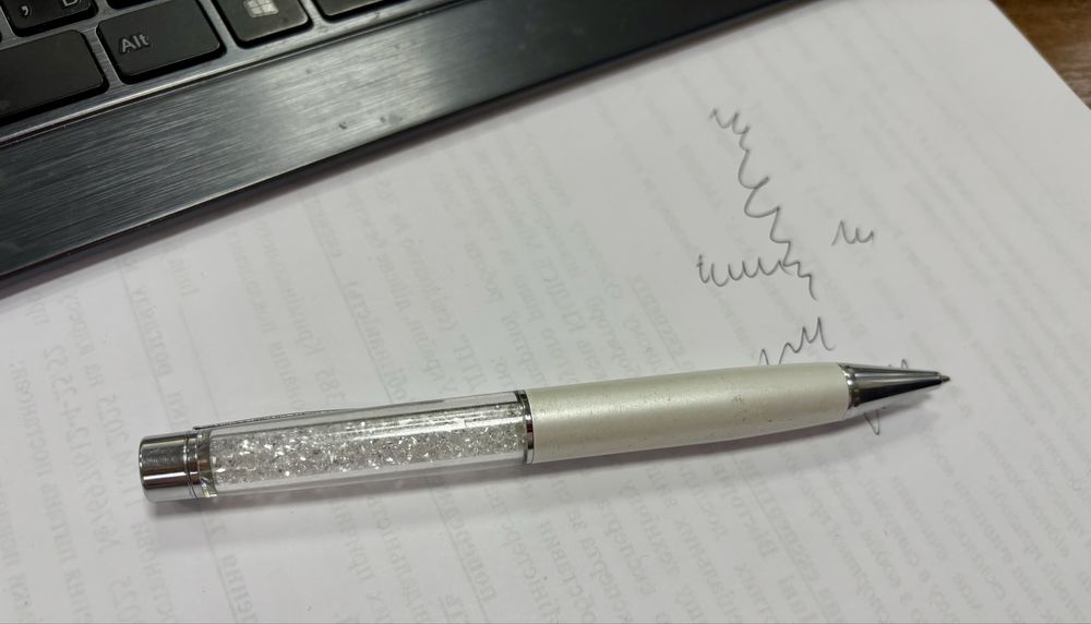 Ручка swarovski кулькова