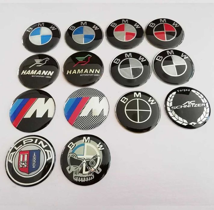 Эмблема на руль BMW ( 45 мм ) E34 E36 E38 E39 E46 X5 X6 X3 X1 E60 БМВ