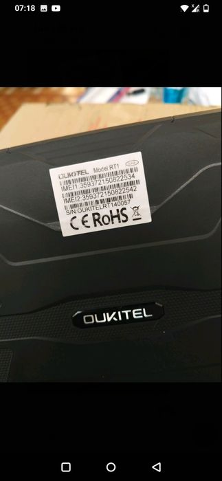 Oukitel RT1 без зарядного