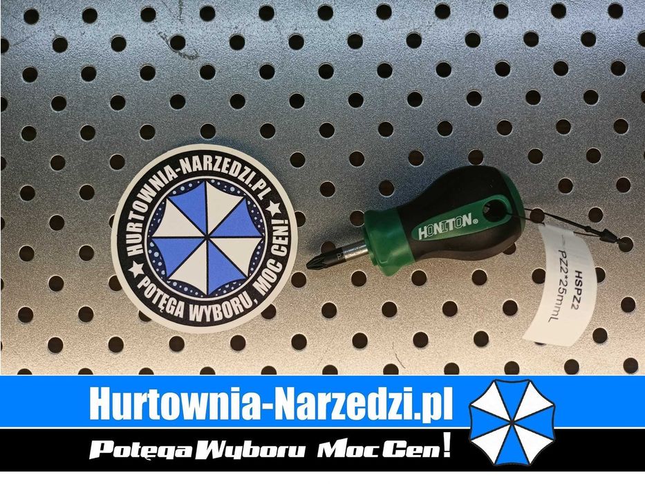 Wkrętak Bączek PZ2 x 25 mm ze stali S2 HONITON HSPZ2
