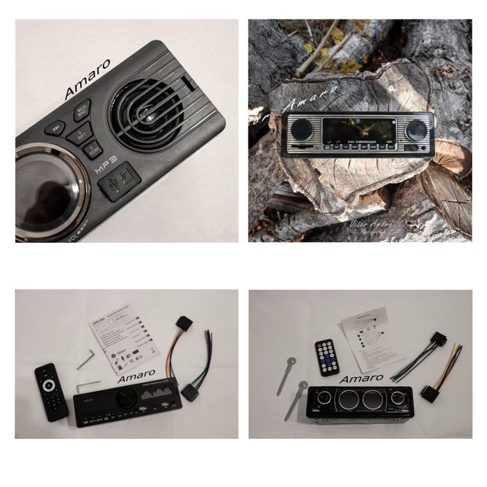 Auto Radio Vintage/Retro com Bluetooth Carro Classico (4 modelos| NOVO