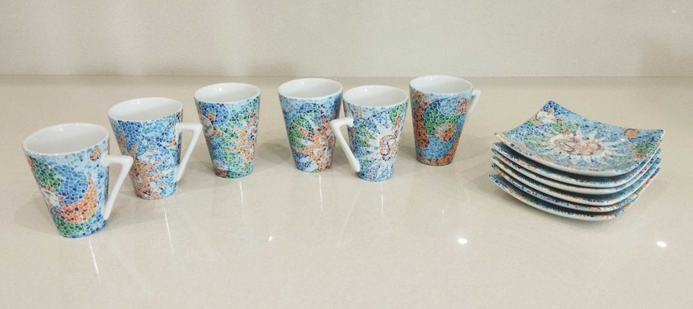 Chávenas e pires de café GAUDI
