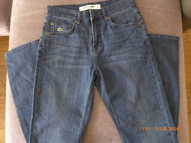 Lacoste spodnie jeansowe