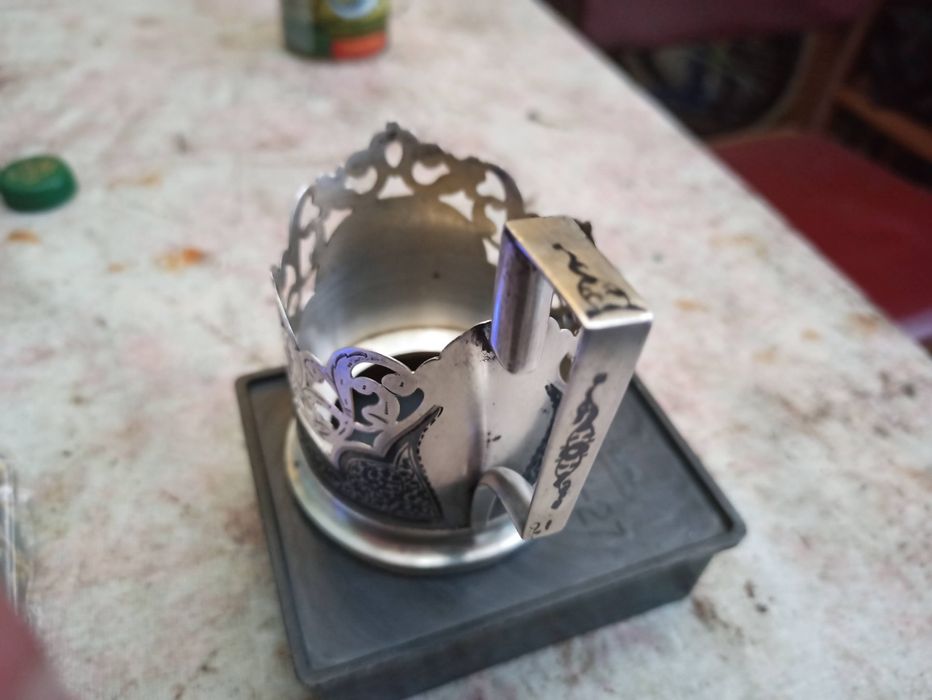Подстаканник Кубачи серебро