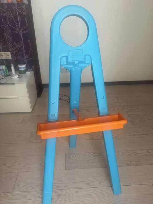 Дитячий двосторонній мольберт (дошка для малювання)