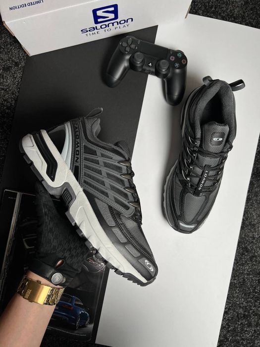 Чоловічі кросівки саломон Salomon ACS Pro GTX Grey Black White [41-46]